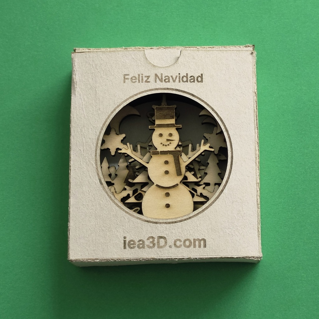 Caja de regalo Feliz Navidad